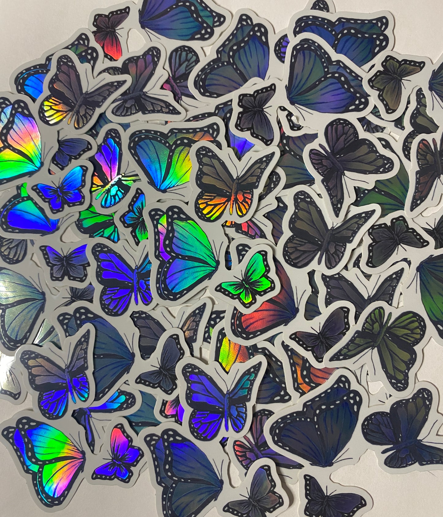 Holographic Butterfly Sticker