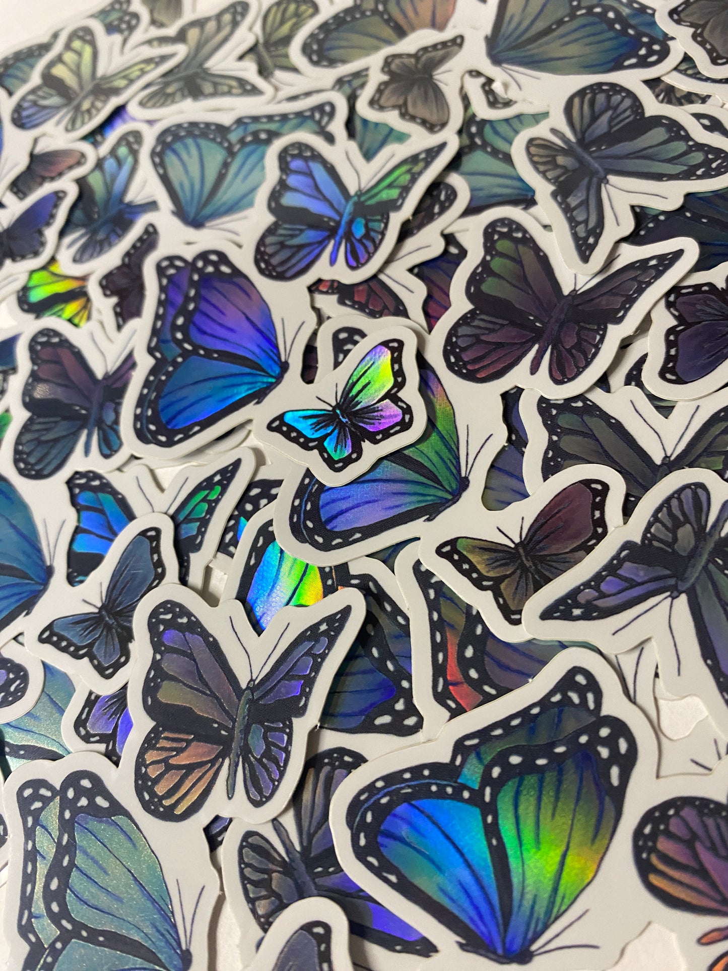 Holographic Butterfly Sticker